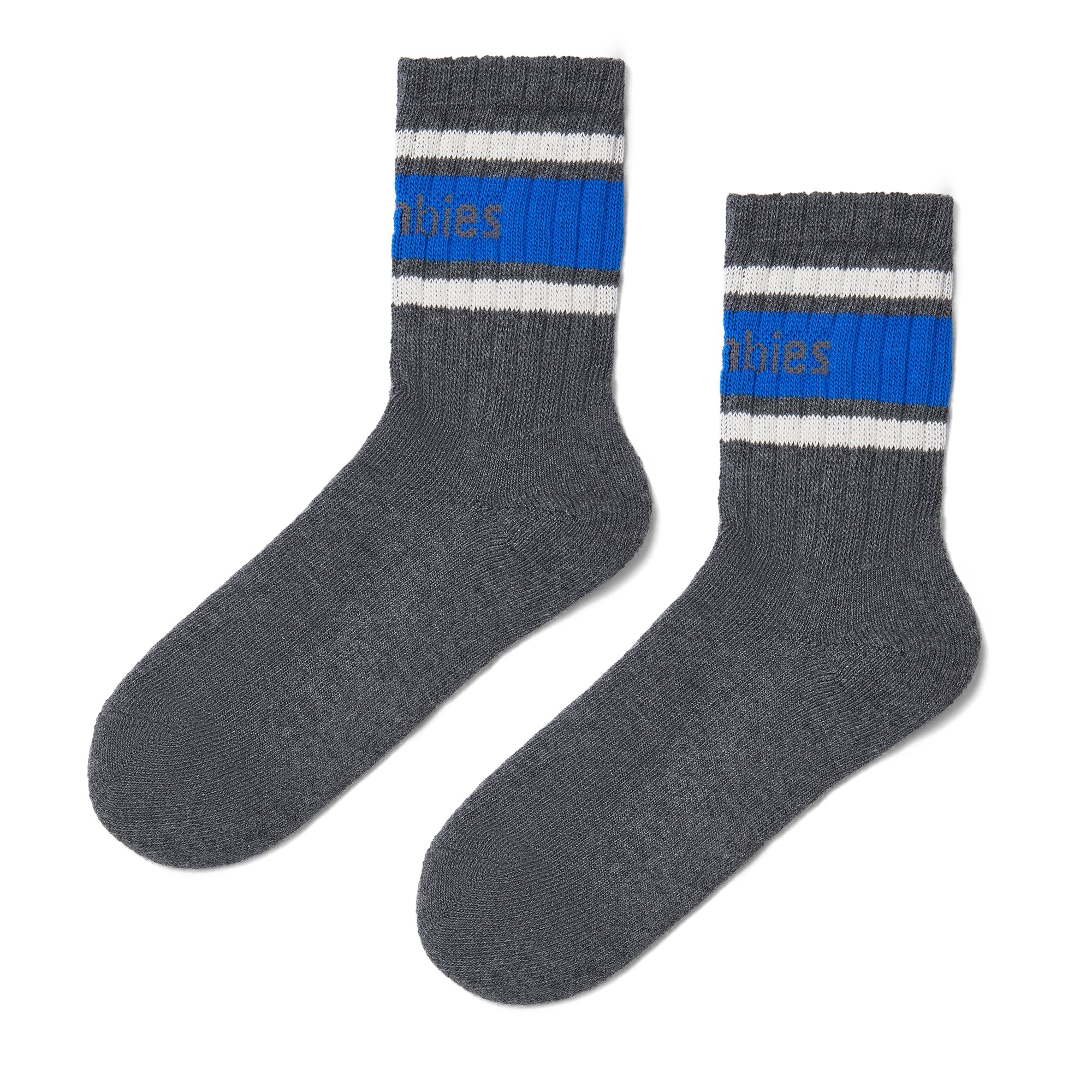 GUM Crew Sock - Men's - Grey & Blue - Image 4
