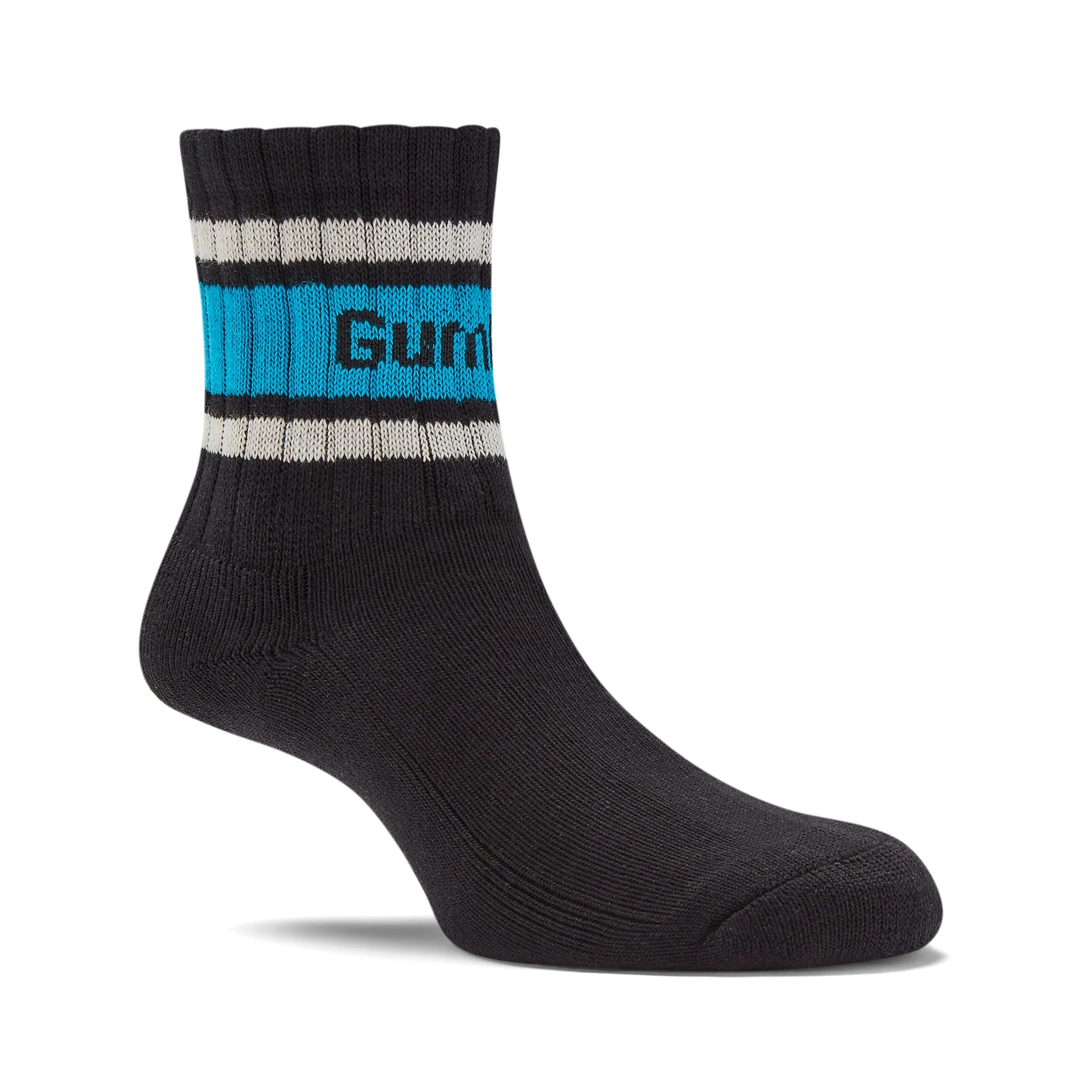 GUM Crew Sock - Women's - Black & Blue - Image 9