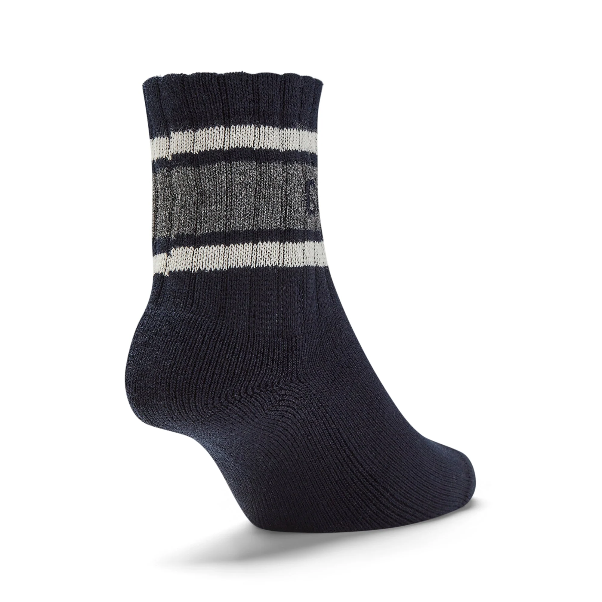 GUM Crew Sock - Men's - Navy & Grey - Image 7