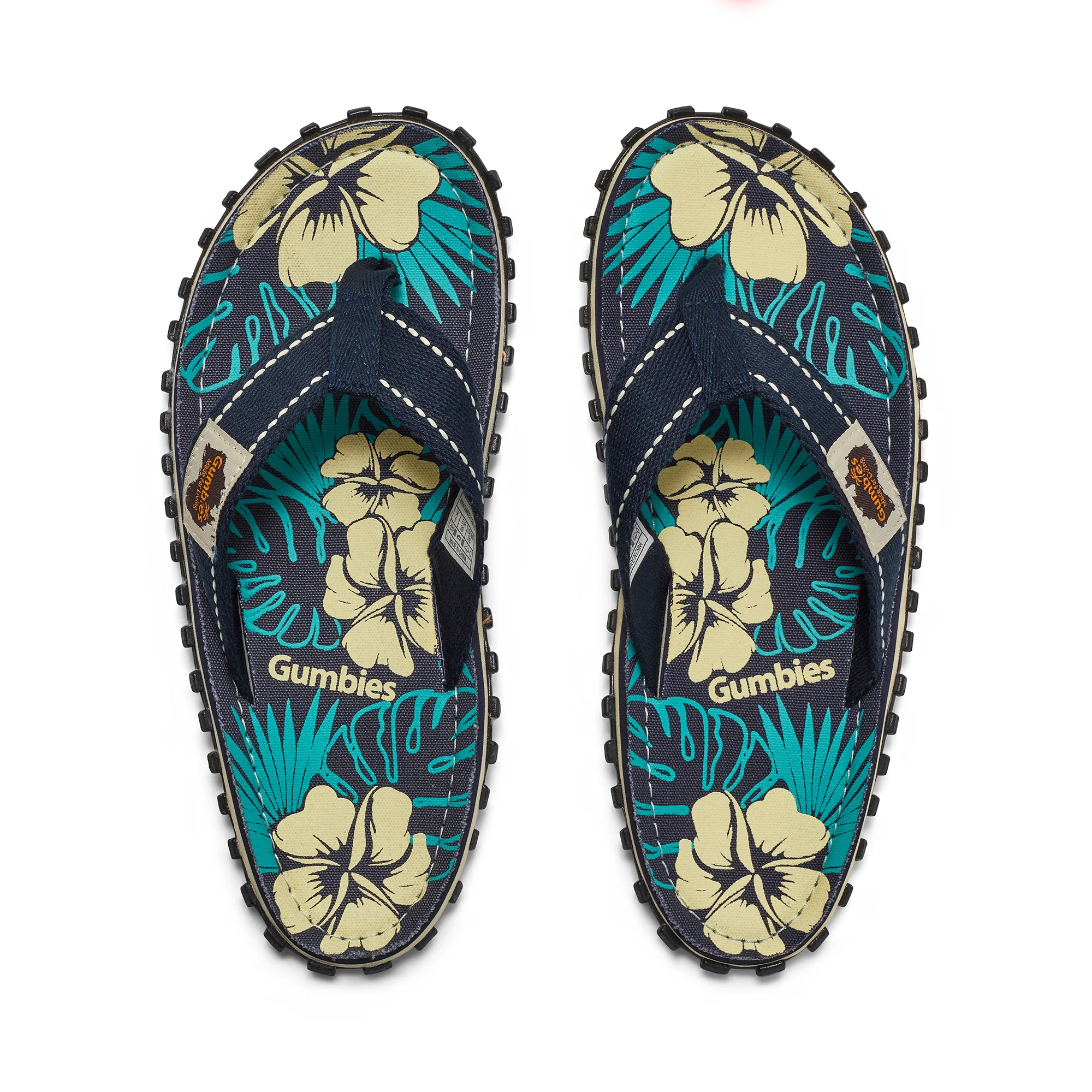 Islander Flip-Flops - Women's - Blue Hibiscus - Image 5