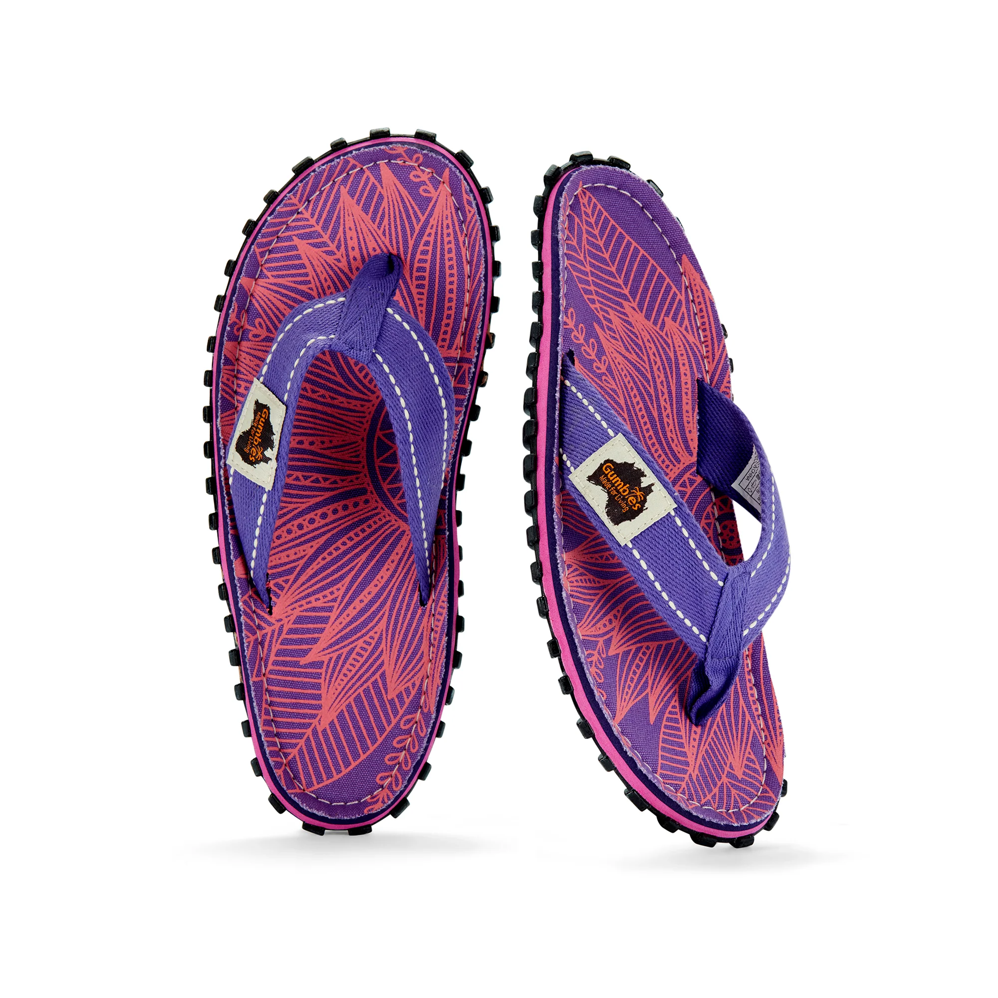Islander Flip-Flops - Women's - Purple Sunflower - Image 2