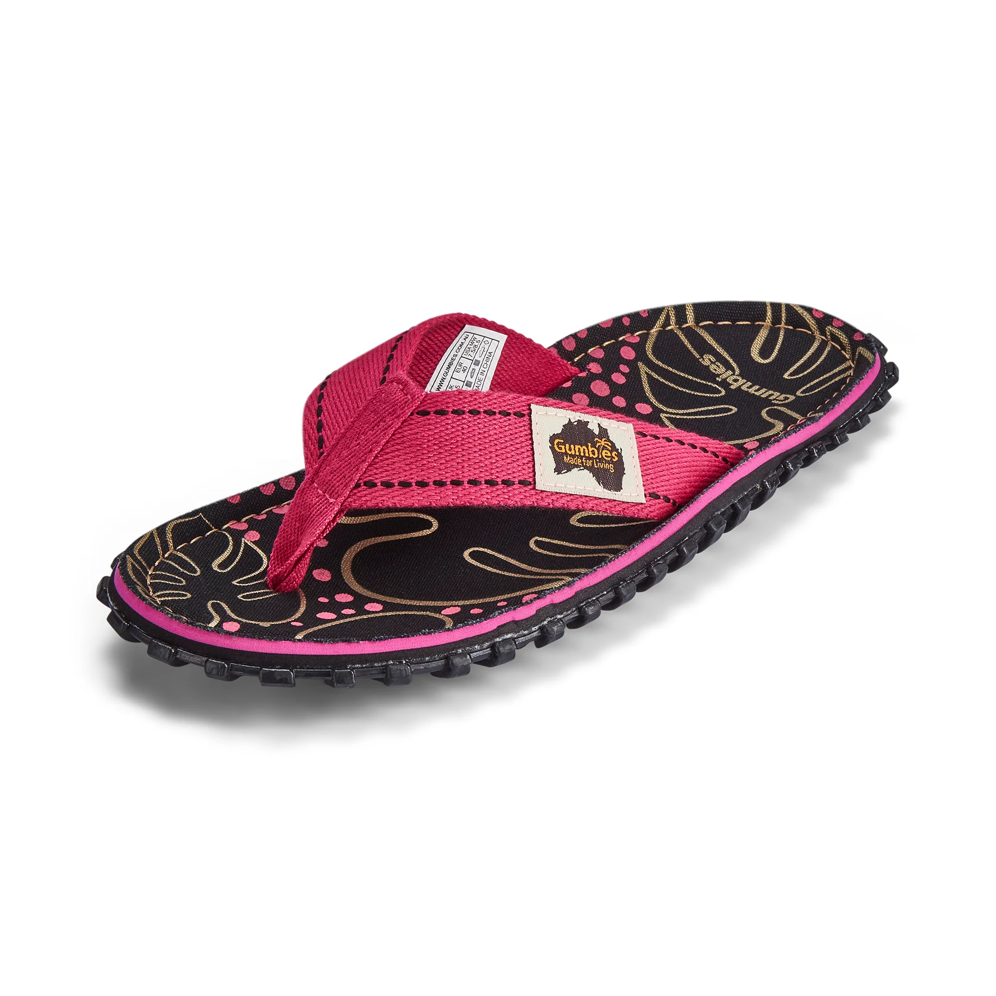 Islander Flip-Flops - Women's - Tropical Black - Image 4