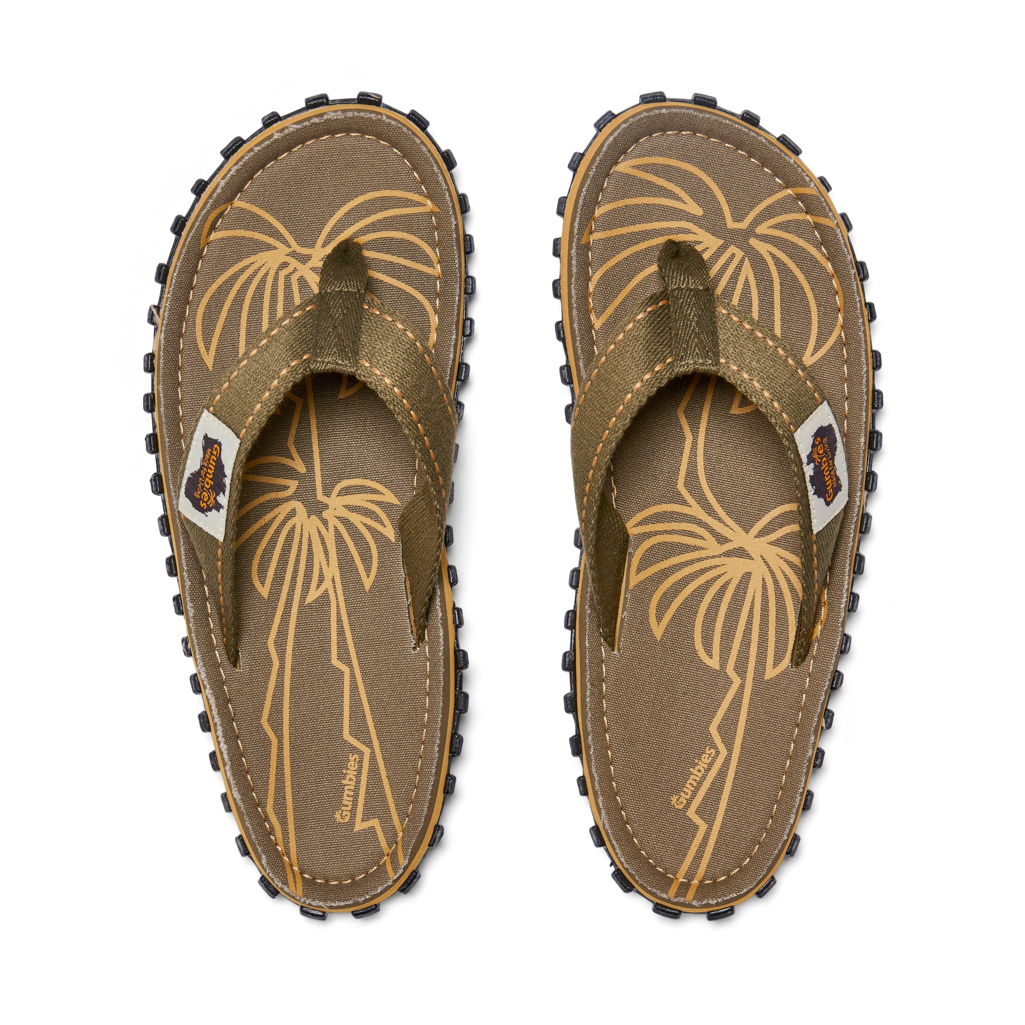 Islander Flip-Flops - Men's - Palm Leaf Khaki - Image 5