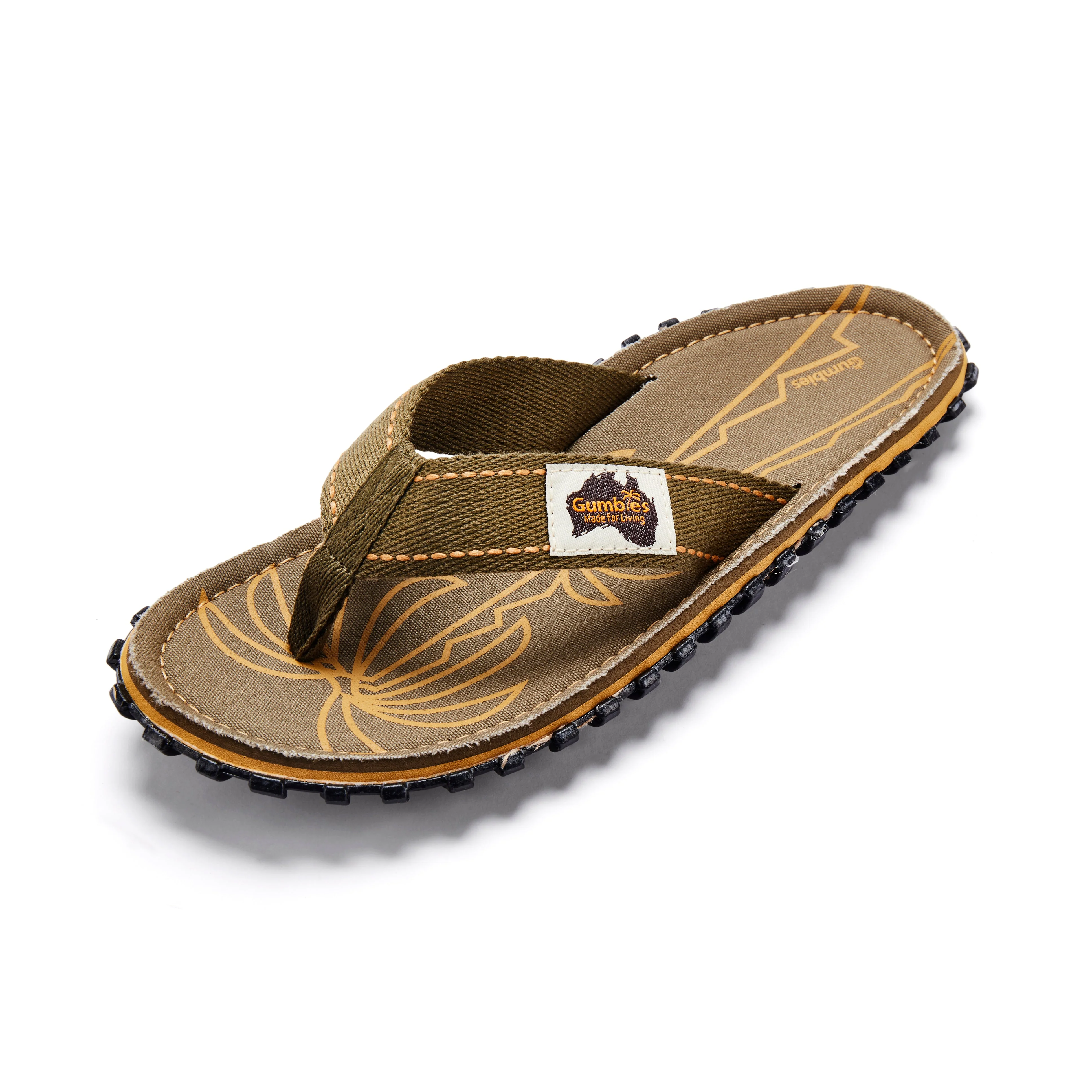 Islander Flip-Flops - Men's - Palm Leaf Khaki - Image 6