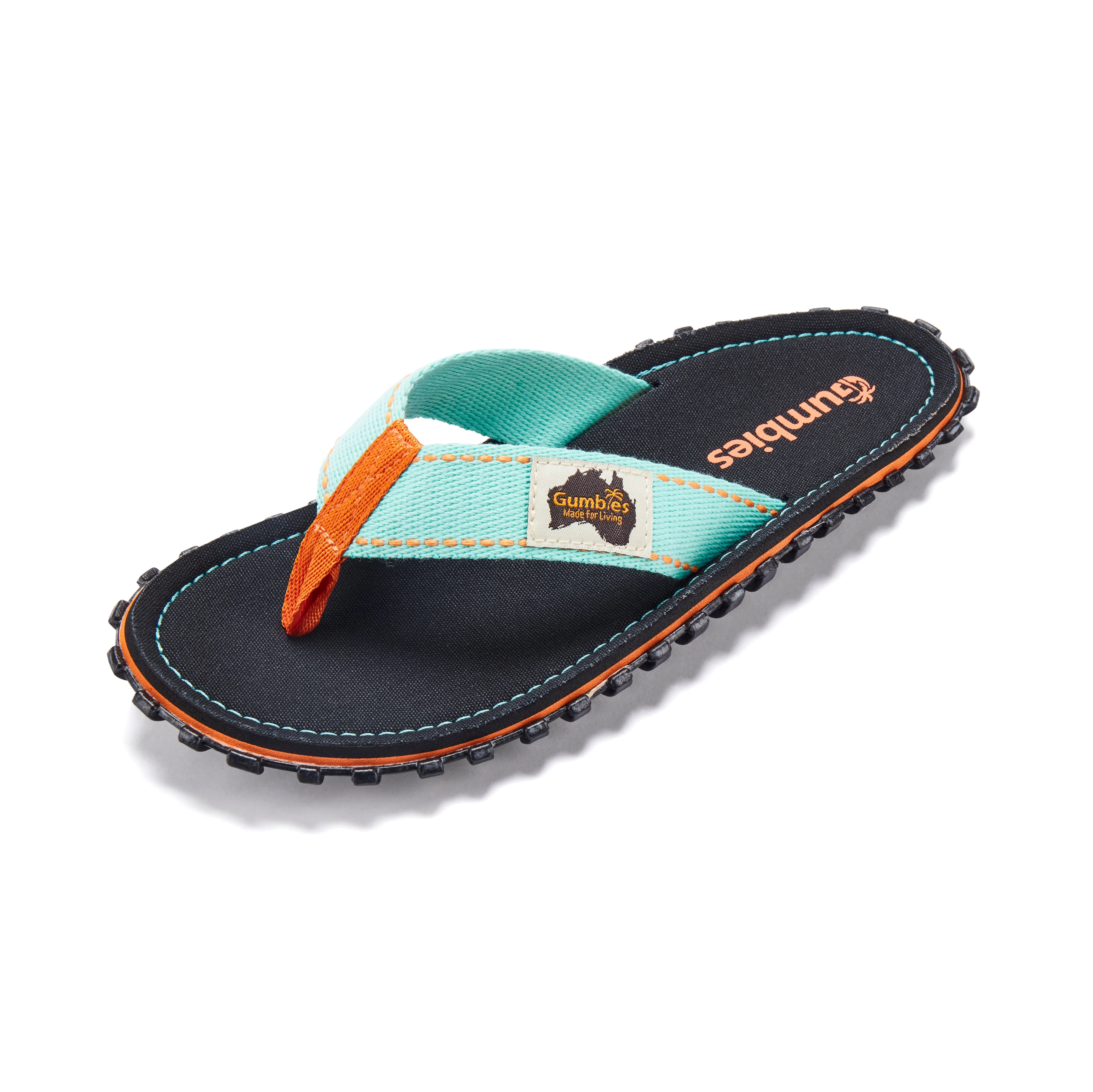 Islander Flip-Flops - Men's - Tricolor Black - Image 3