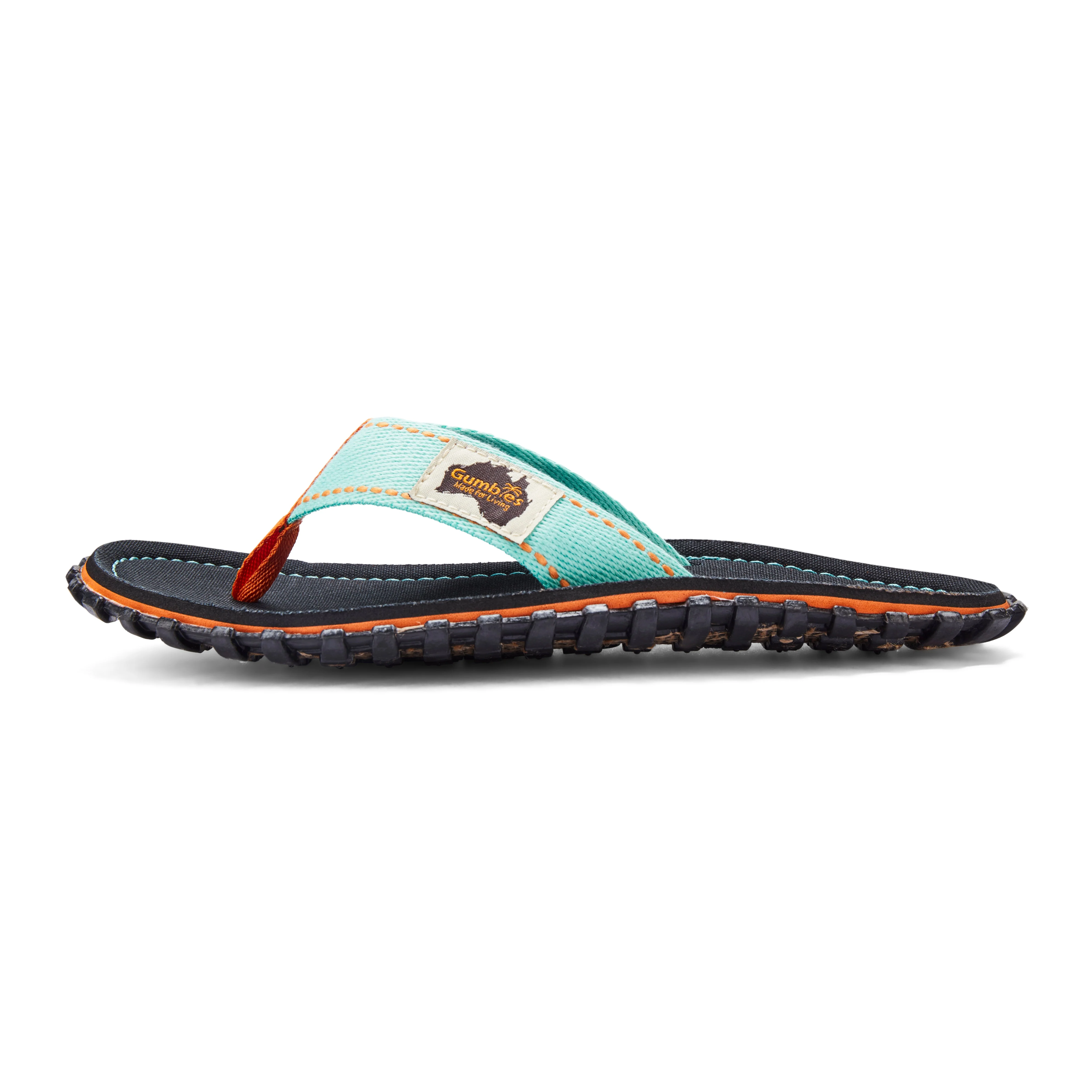 Islander Flip-Flops - Men's - Tricolor Black - Image 4