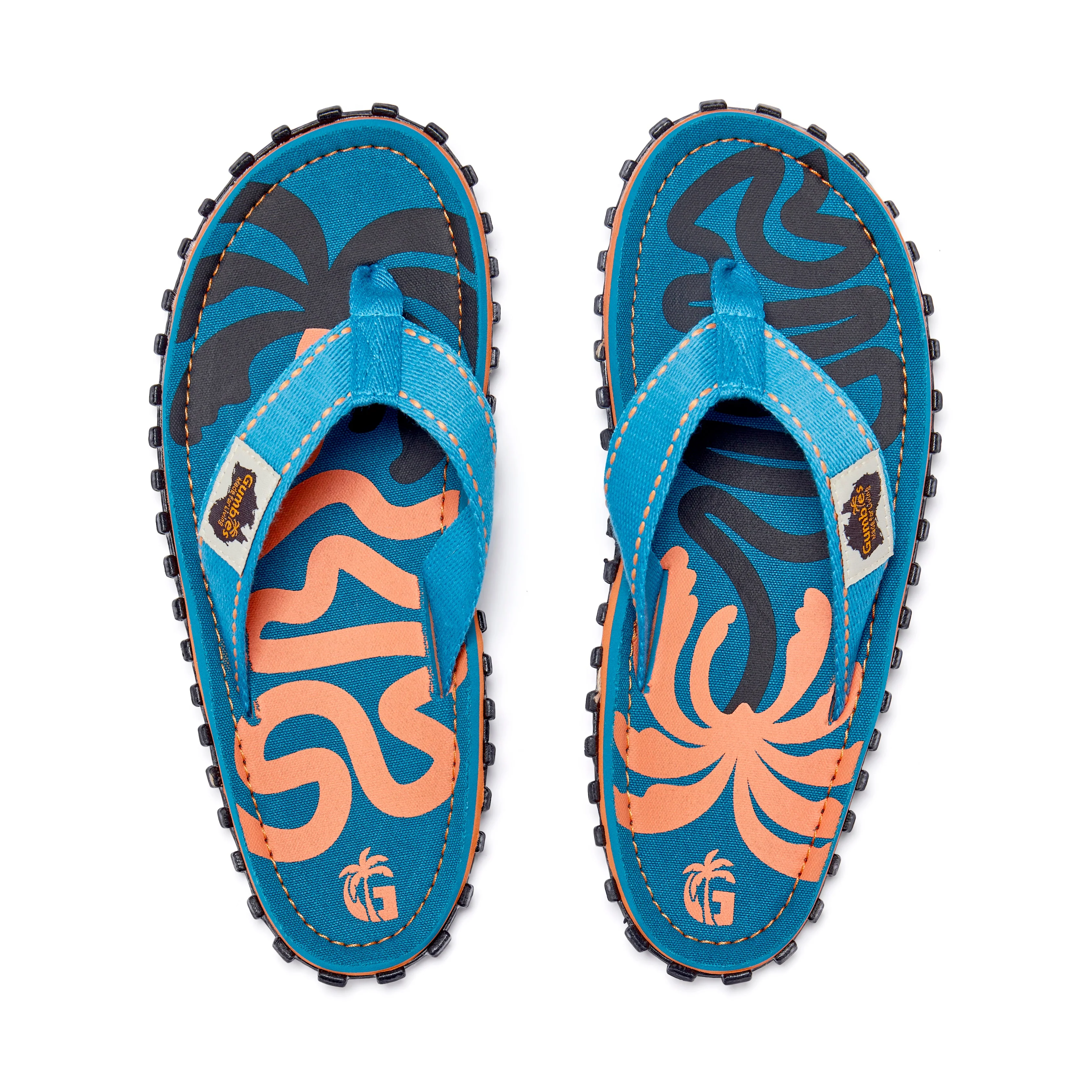 Islander Flip-Flops - Women's - Blue Palmetto - Image 2
