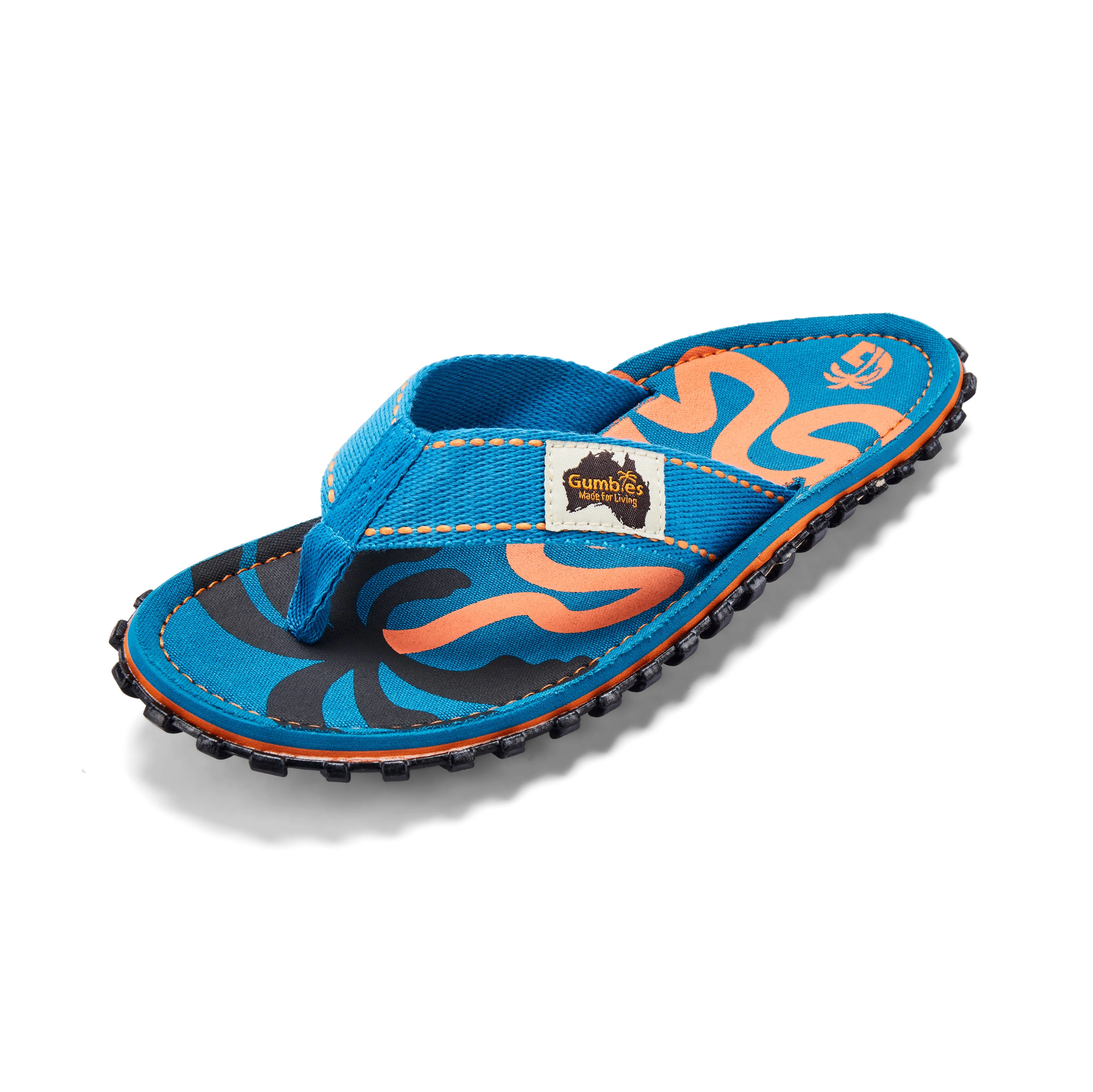 Islander Flip-Flops - Women's - Blue Palmetto - Image 3