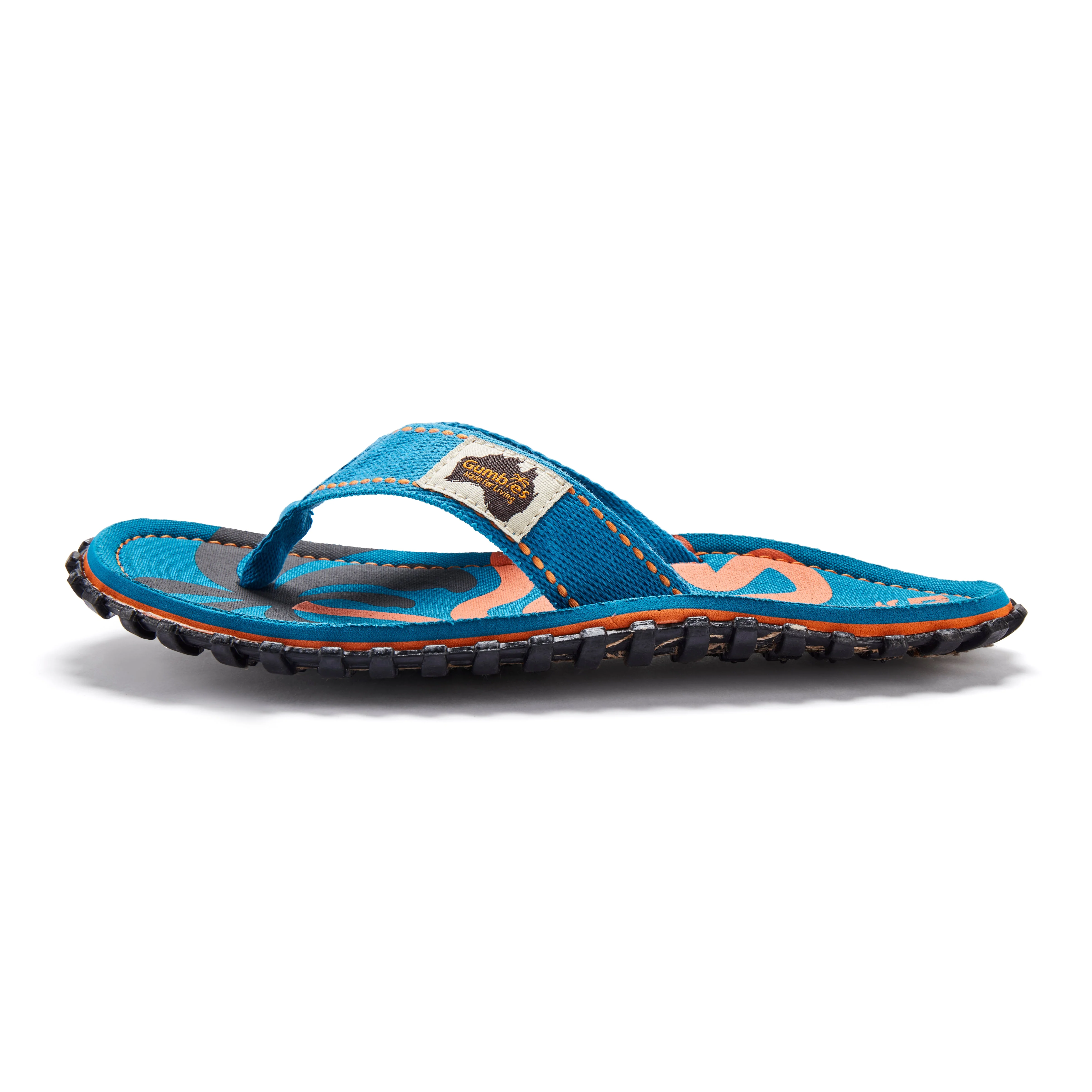 Islander Flip-Flops - Women's - Blue Palmetto - Image 4