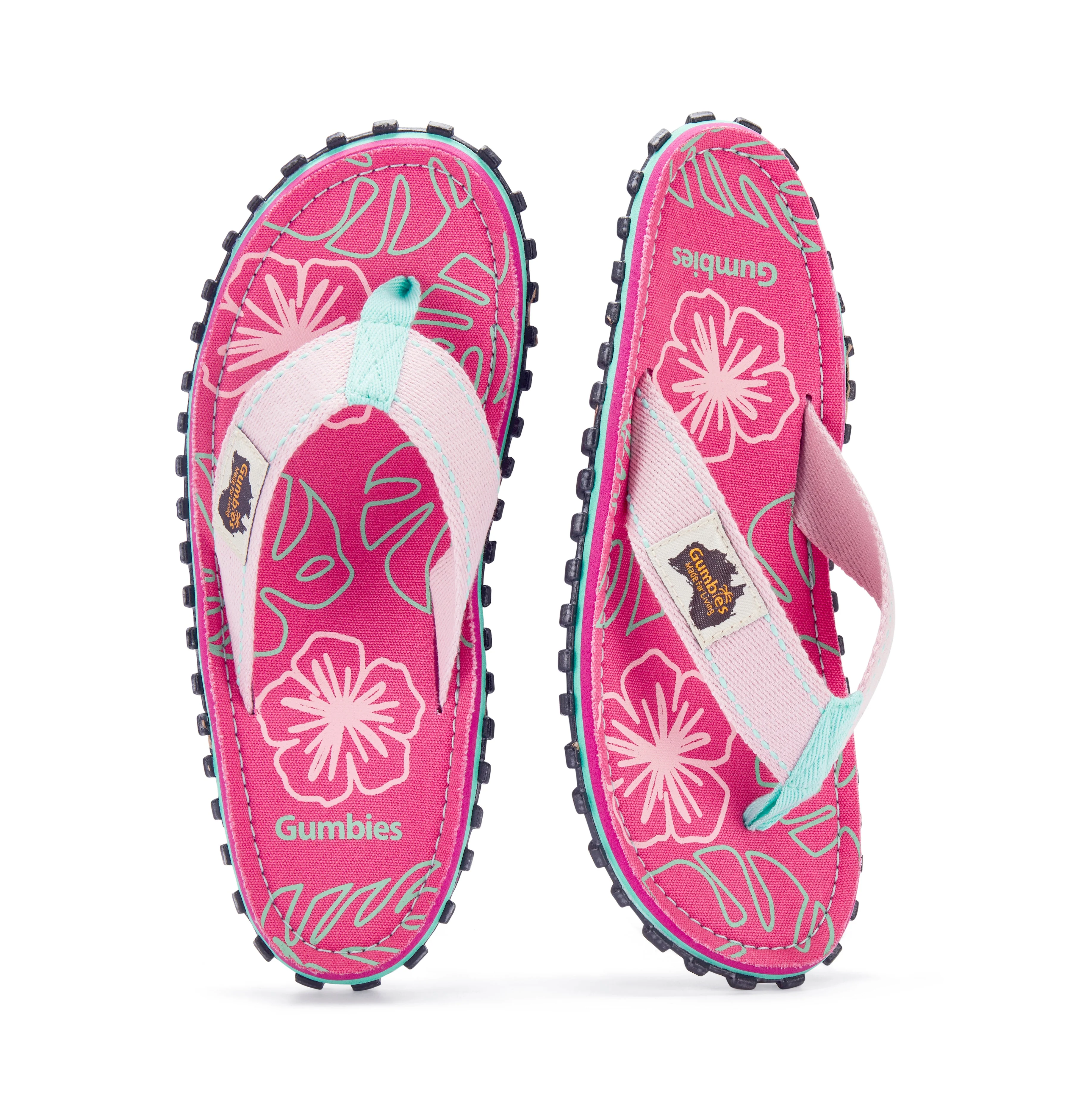 Islander Flip-Flops - Women's - Blush Hibiscus - Image 2