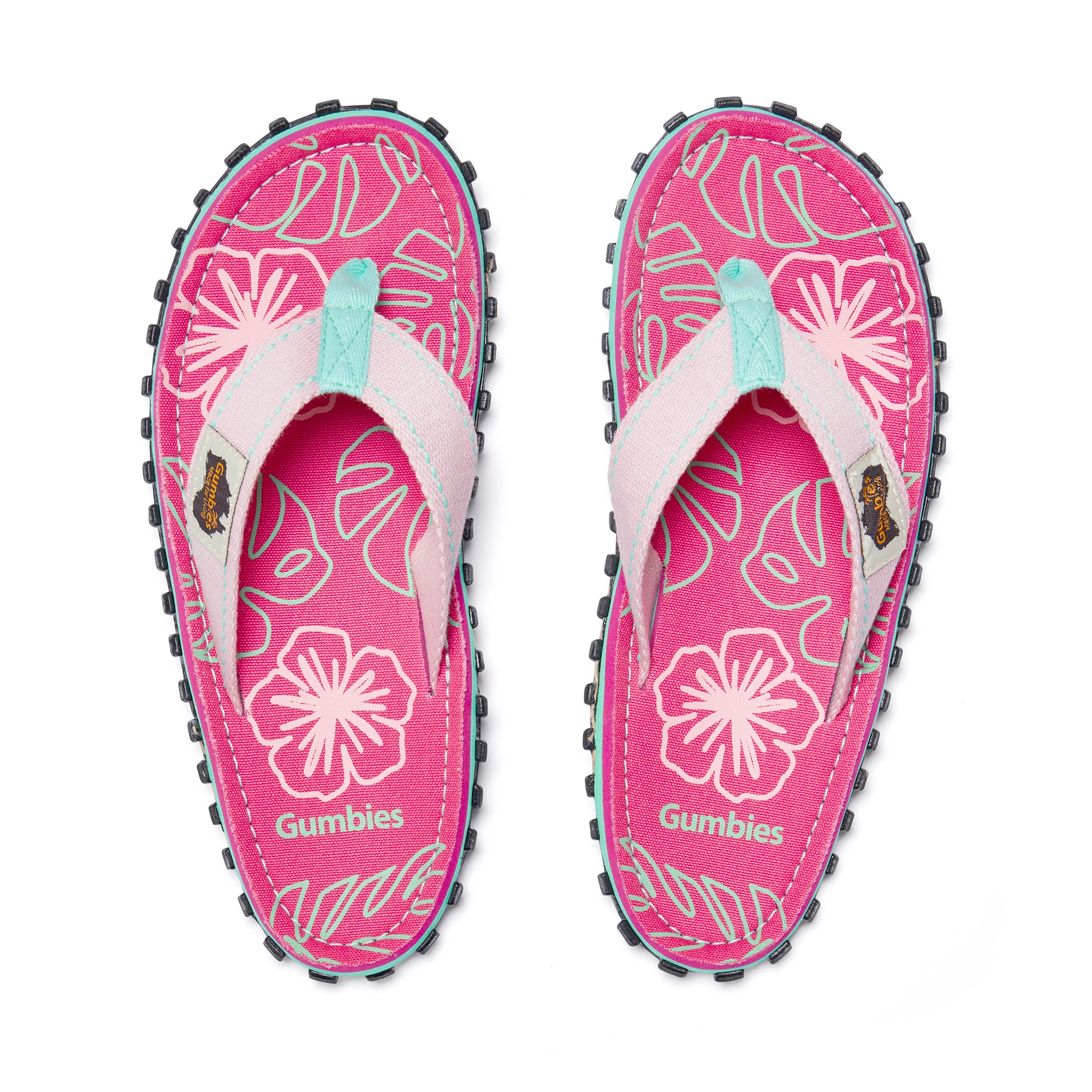 Islander Flip-Flops - Women's - Blush Hibiscus - Image 5