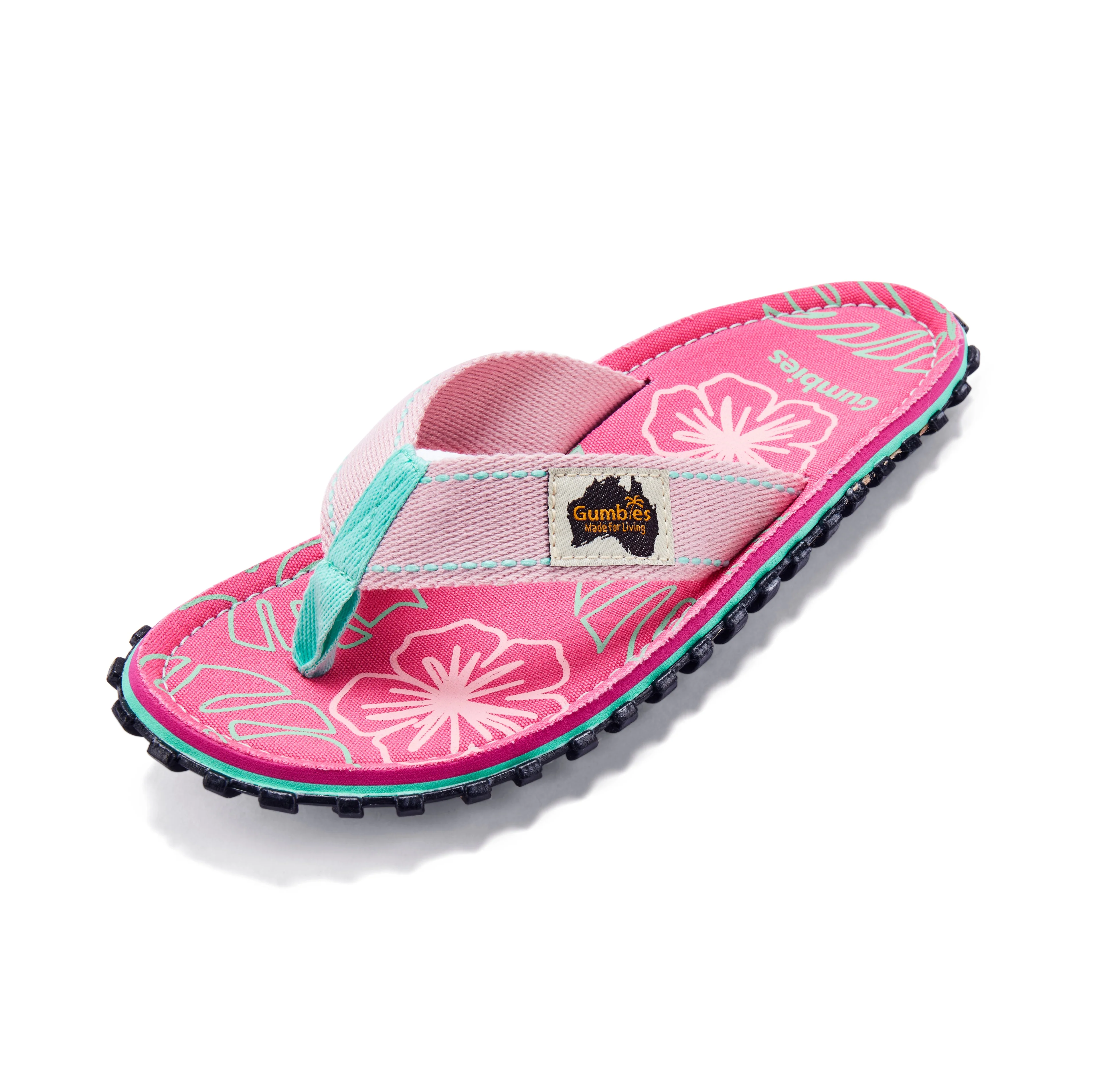 Islander Flip-Flops - Women's - Blush Hibiscus - Image 6