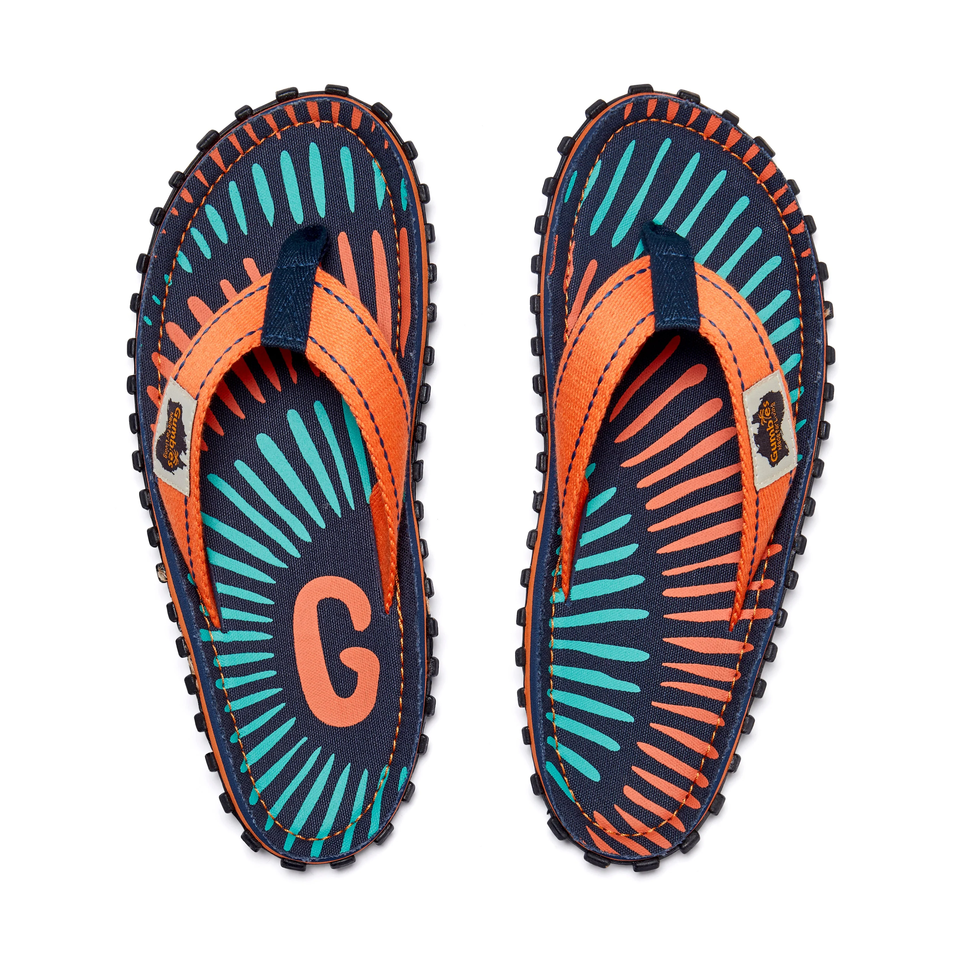 Islander Flip-Flops - Women's -Tangerine Burst - Image 5