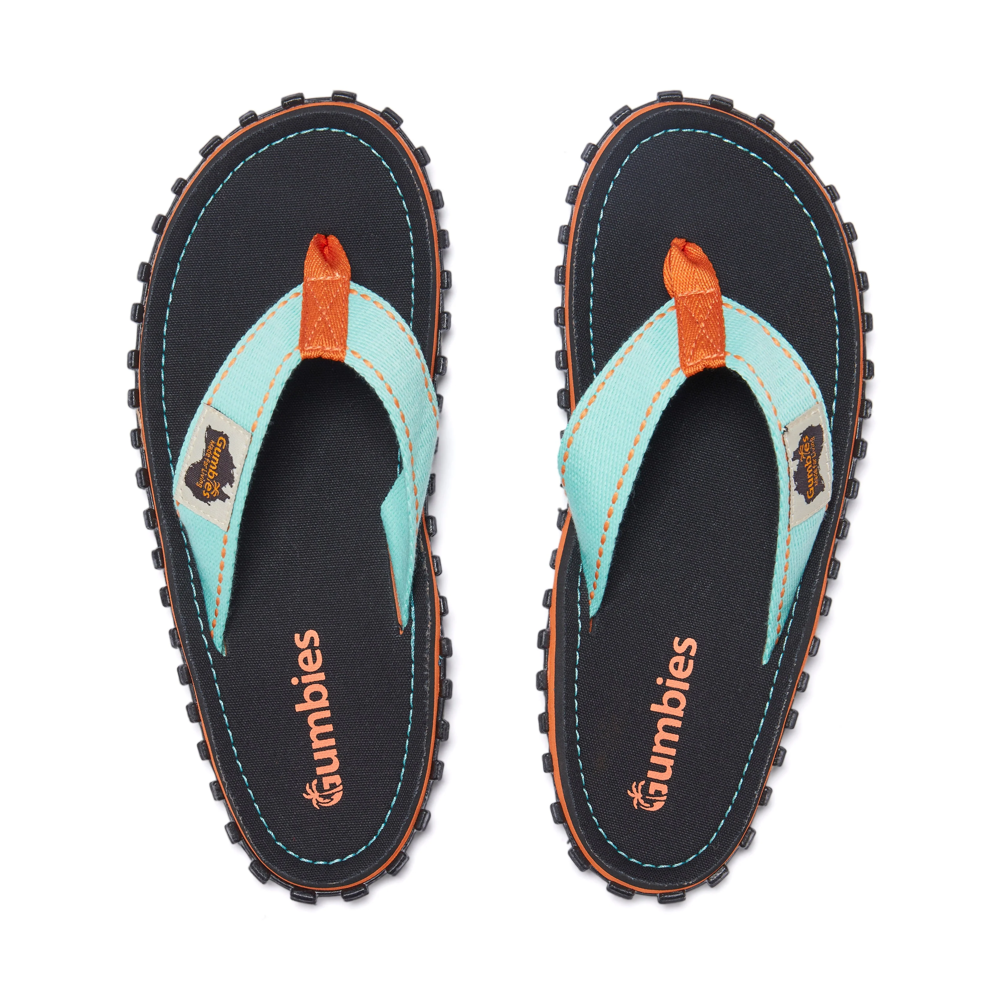 Islander Flip-Flops - Women's - Tricolor Black - Image 3