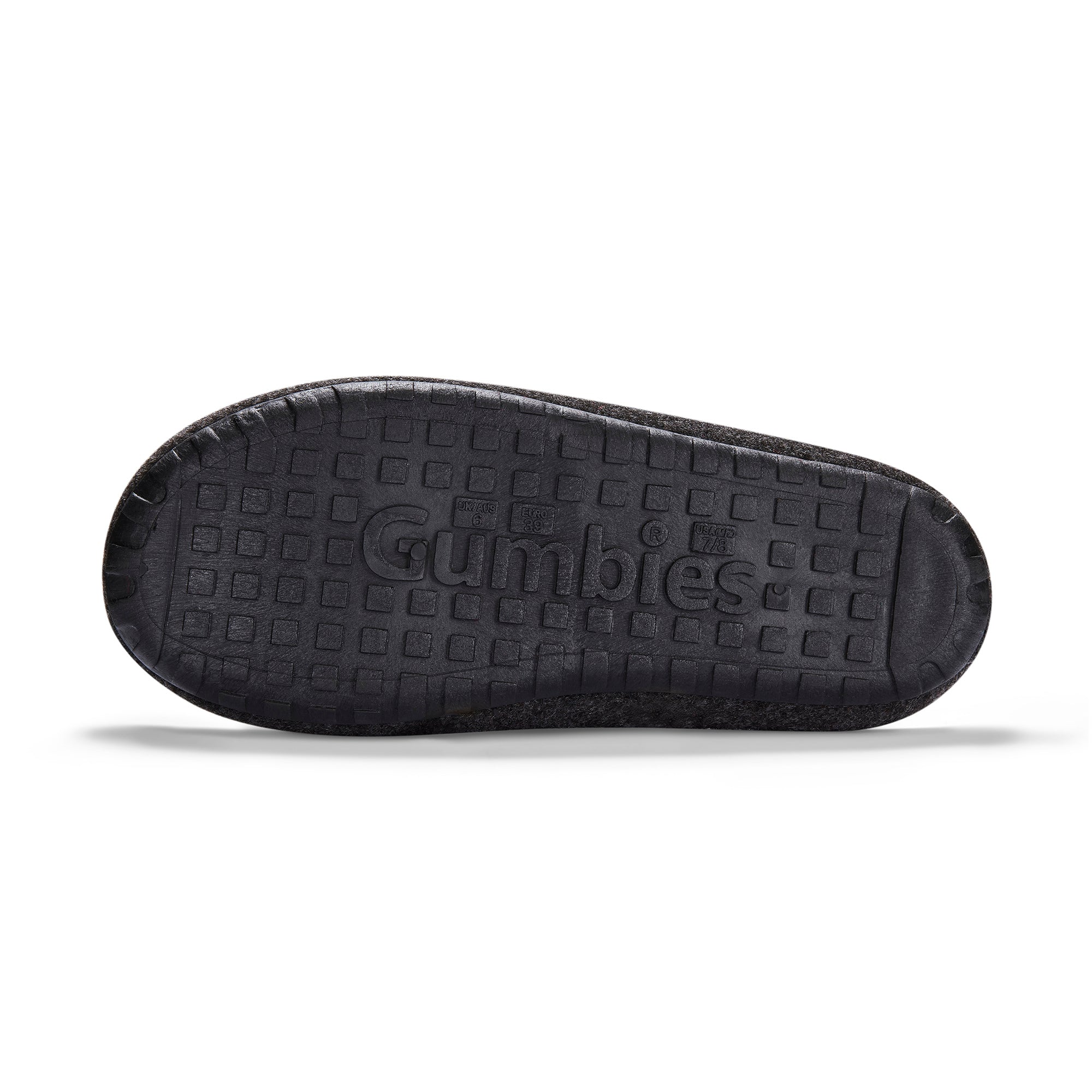 Outback Slippers - Men's - Charcoal & Red - Image 8